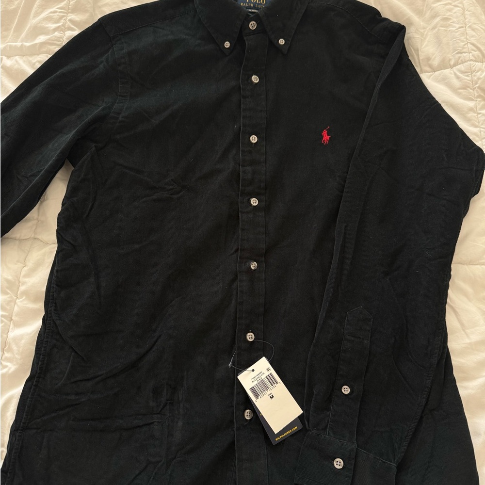 Polo by Ralph Lauren Black Casual Button Down Shirt